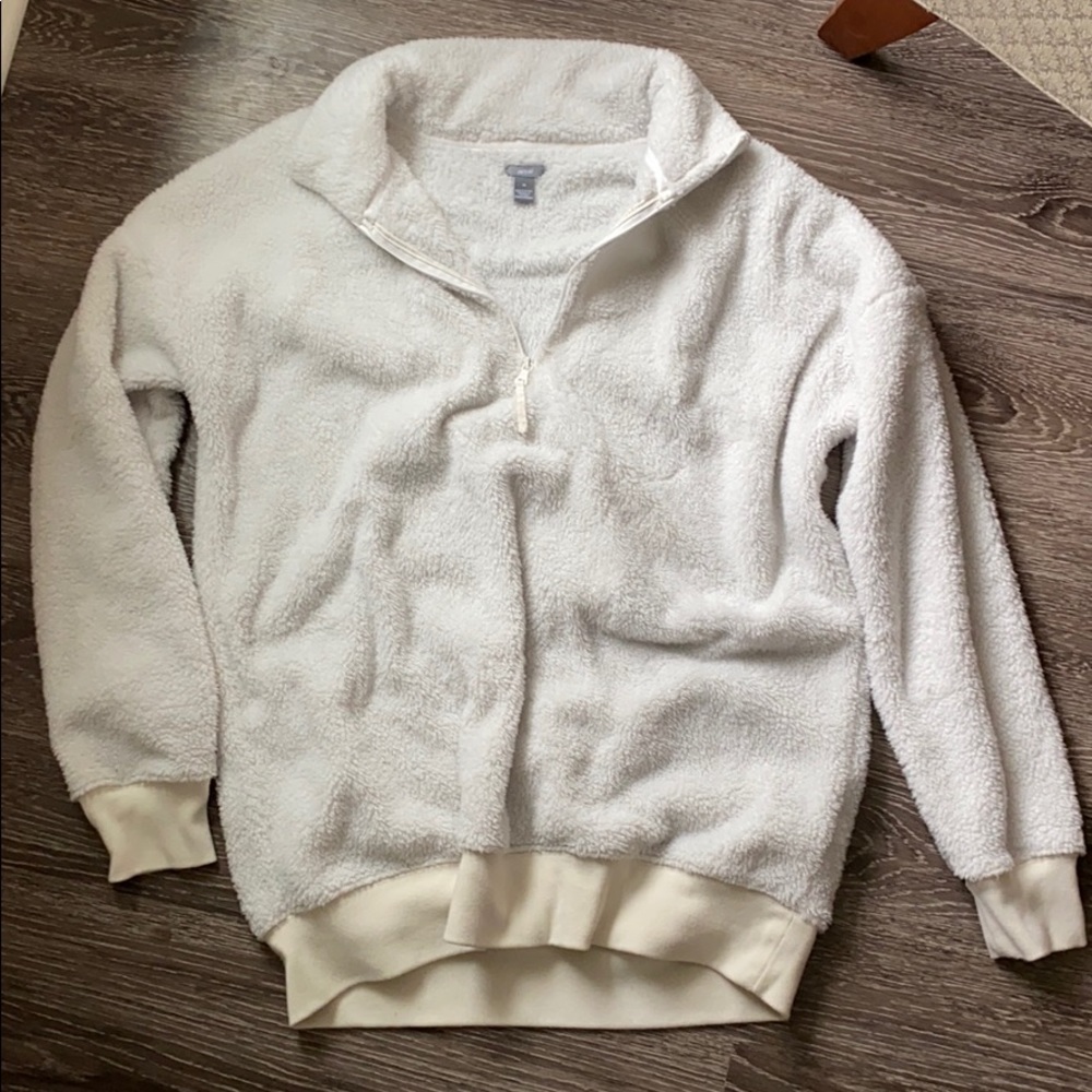 [Aerie] Oversized plush quarter zip